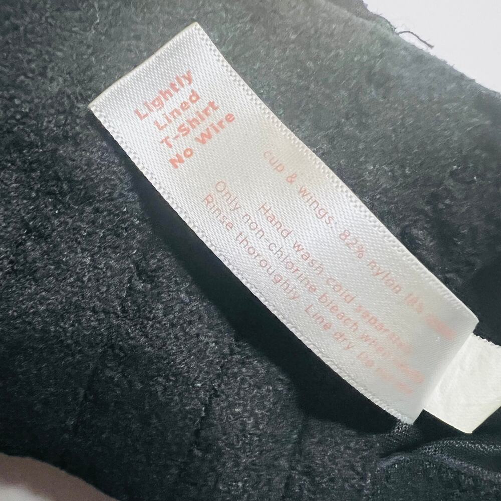 Cacique Lightly Lined T Shirt No Wire Bra Size 44DDD Black - Picture 6 of 8